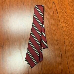 Hanover St Classic Striped Red Tie